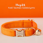 Kedi tasması Kadife İsimli Zilli 35938
