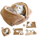 Katlanabilir Kedi Yatağı - Sıcak ve Rahat 02521