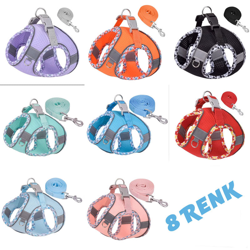 Köpek Göğüs Tasması ve Gezdirme Kayışı Seti 89194