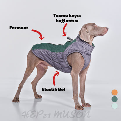 Köpek Yağmurluk Kürklü Mont Reflective 751561