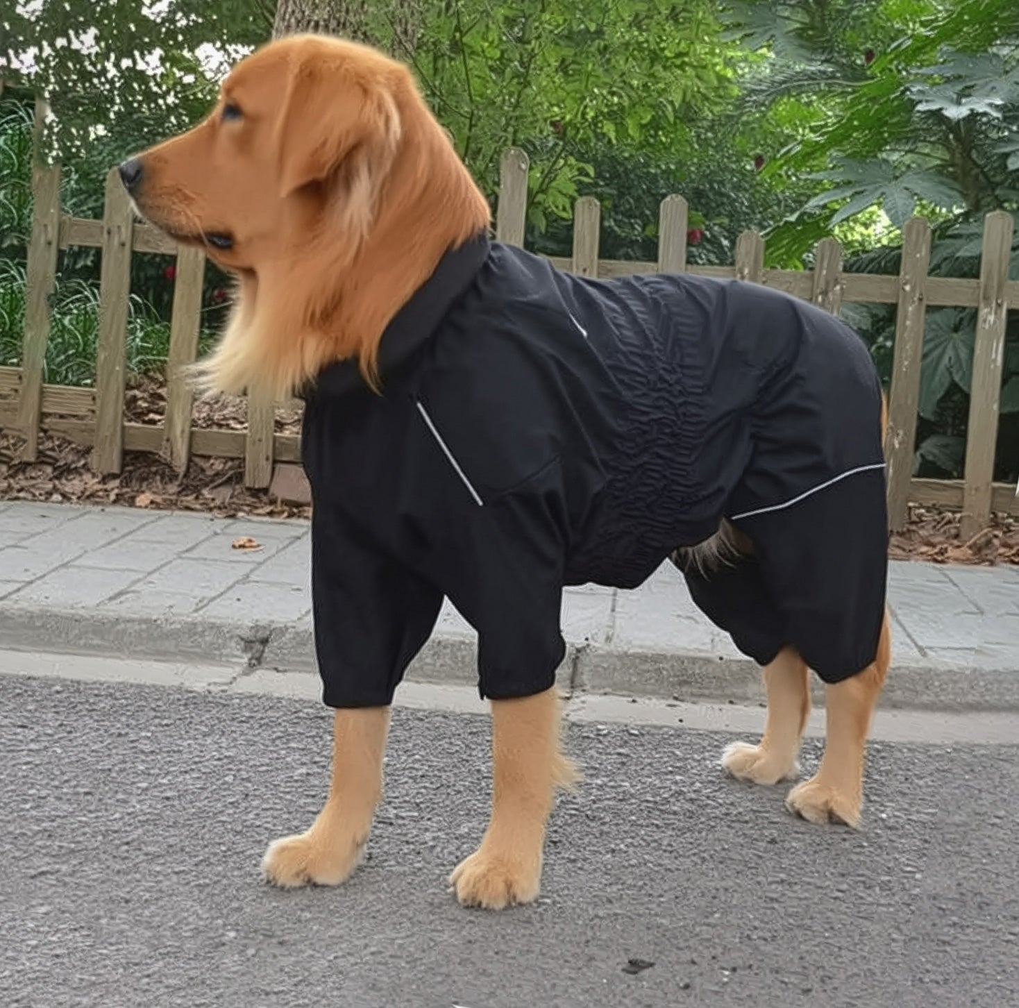 Su Geçirmez Reflektörlü Köpek Yağmurluğu 35321