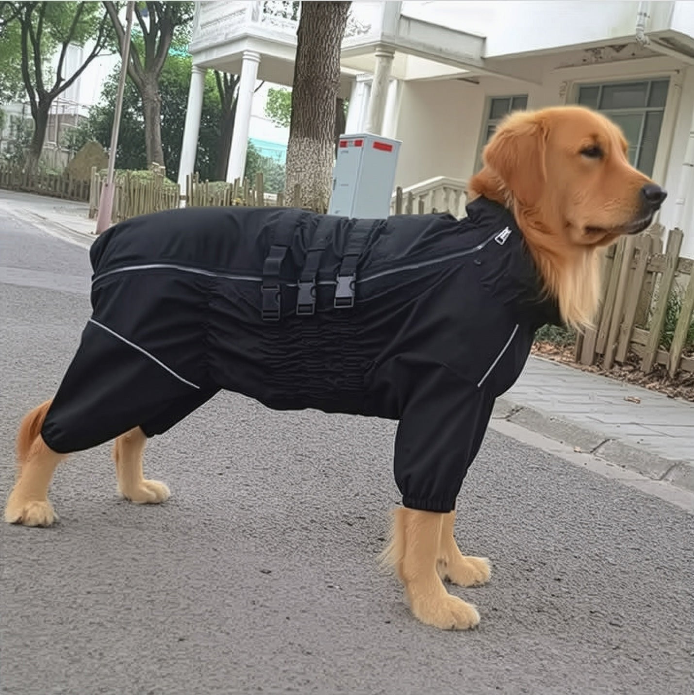 Su Geçirmez Reflektörlü Köpek Yağmurluğu 35321