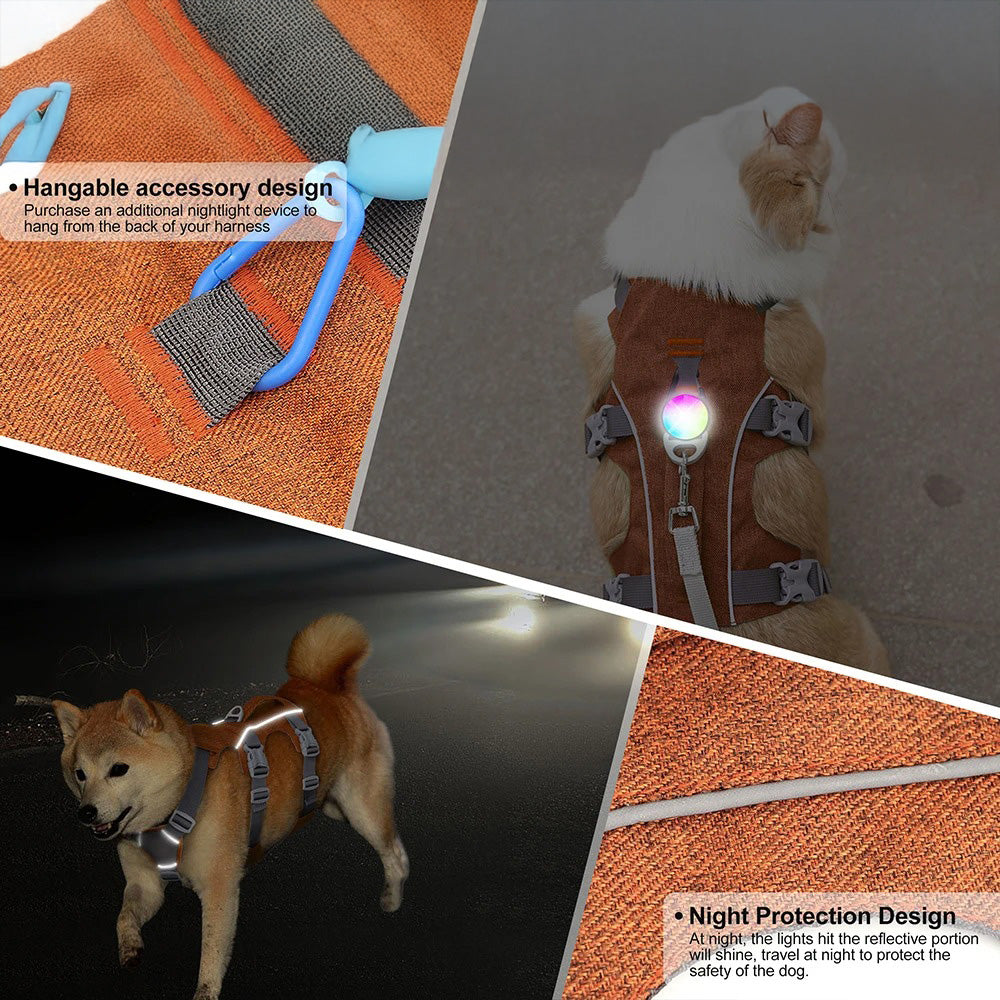 Köpek Göğüs Tasması Reflektörlü ve Ayarlanabilir 68767