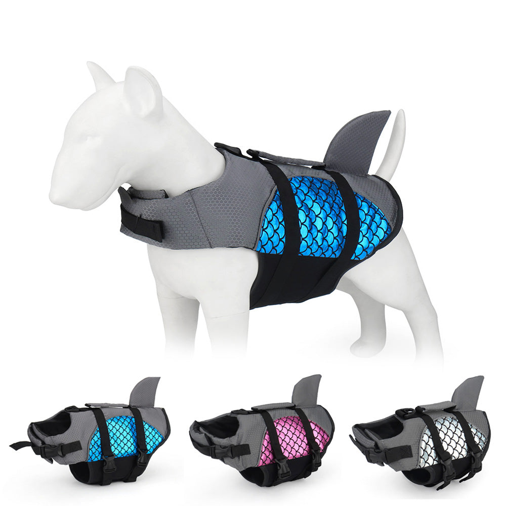 Köpek Can Yeleği Yüzme Yeleği Shark 4722