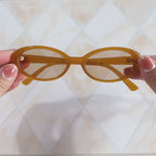 Retro Oval Güneş Gözlüğü | Unisex Vintage Stil 22023