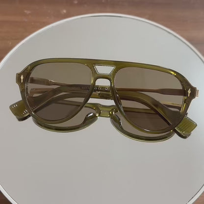 Retro Pilot Güneş Gözlüğü - UV400 Unisex 92010
