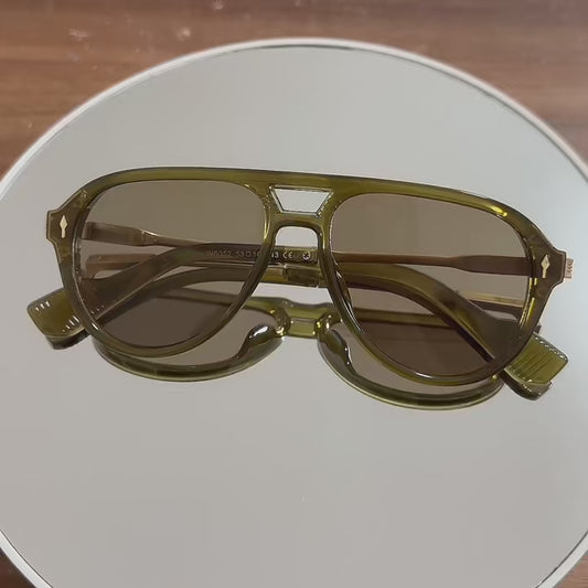 Retro Pilot Güneş Gözlüğü - UV400 Unisex 92010