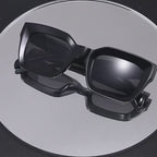 Kare Güneş Gözlüğü - Unisex Retro Moda Tasarım UV400 Korumalı 52698