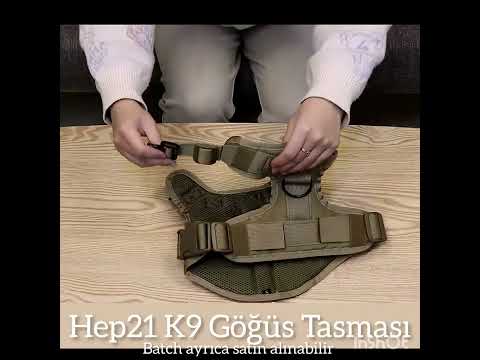 K9 Köpek Göğüs Tasması Tactical Set 970145