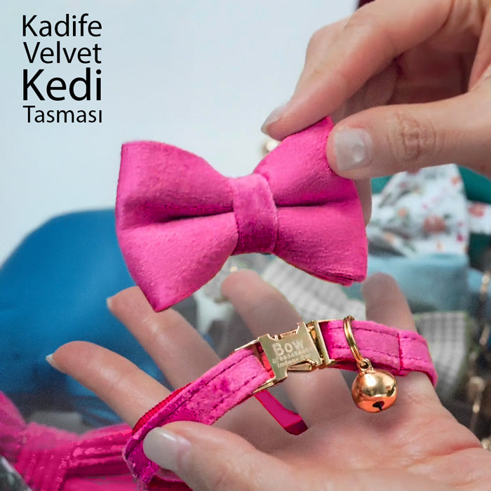 Kedi tasması Kadife İsimli Zilli 57548