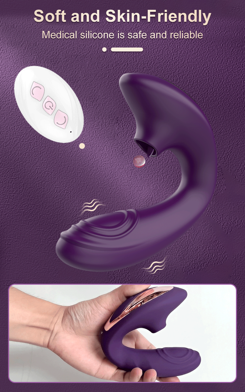 Kadın Vibratörü  Uzaktan Kumandalı G Noktası vibratörü 55383391