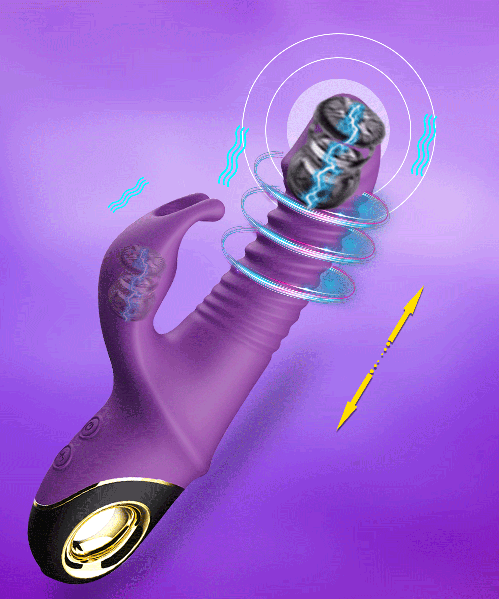 Vibratör-G-Spot-Titreşimli-Teleskopik-Dildo