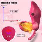 Isıtmalı Kadın Vibratörü G-Noktası Oral Dil Yalama Dildo Kumandalı 48936638