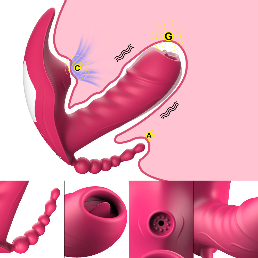 Isıtmalı Kadın Vibratörü G-Noktası Oral Dil Yalama Dildo Kumandalı 48936638
