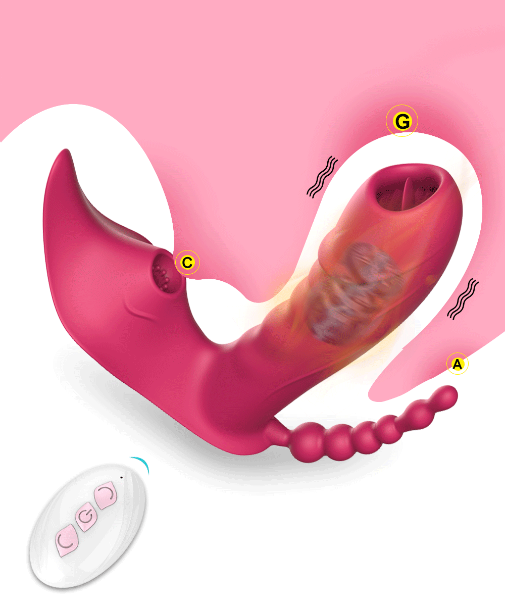 Isıtmalı Kadın Vibratörü G-Noktası Oral Dil Yalama Dildo Kumandalı 48936638