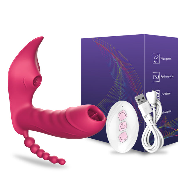 Isıtmalı Kadın Vibratörü G-Noktası Oral Dil Yalama Dildo Kumandalı 48936638